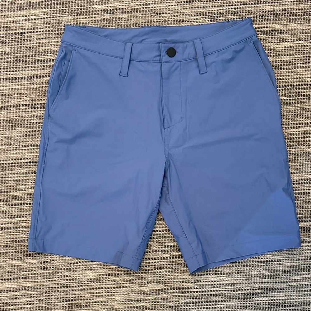 Zella Men's Sky Blue Flat Front Shorts
